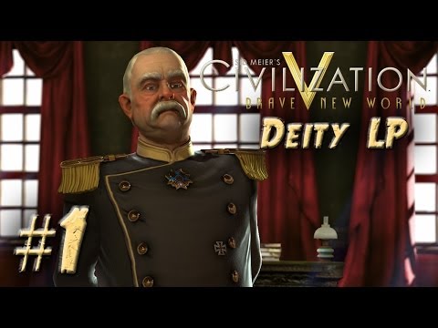 Civilization 5 Brave New World Let's Play Germany Deity - Part 1