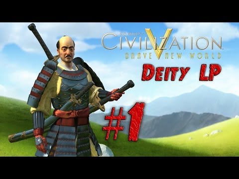 Civilization 5 Brave New World Deity Japan Let's Play - Part 1