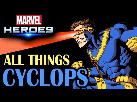 Marvel Heroes: All things Cyclops - All powers, Skills, Ultimate Power, Costumes, build and more!