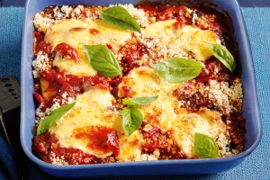 30-minute chicken parmigiana bake