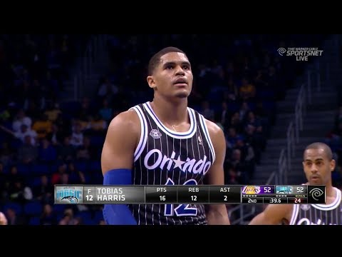 2014.01.24 - Tobias Harris Full Highlights vs Lakers - 28 Pts, 20 Reb, Career-High!