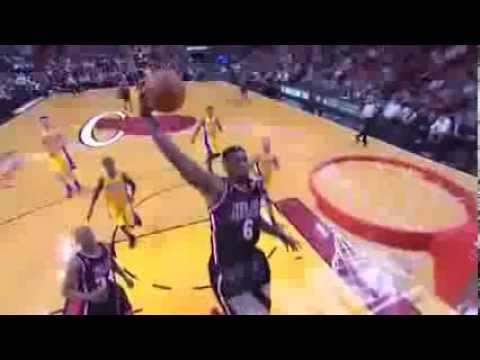 LeBron James Takes FLIGHT | Lakers vs Heat | January 23 , 2014 | NBA 2013-14 Season