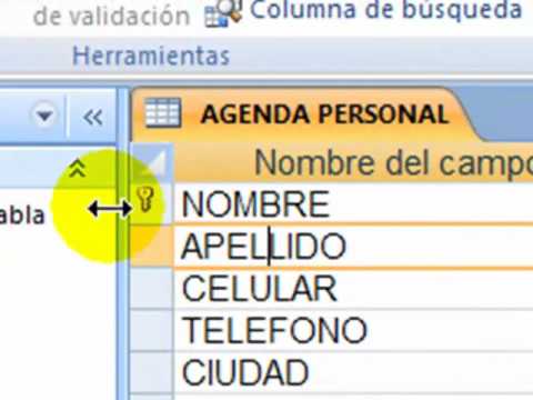 COMO CREAR UNA BASE DE DATOS EN ACCESS 