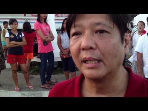 Bongbong Marcos visits Tacloban