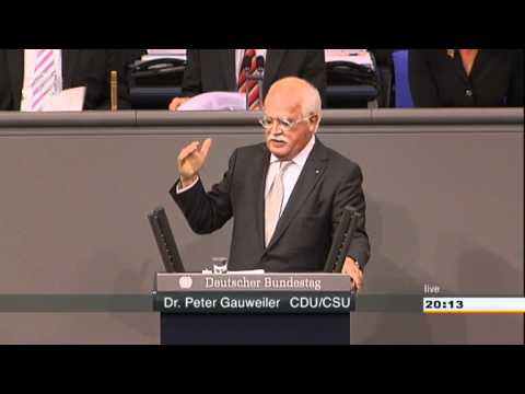 Dr. Peter Gauweiler CDU/CSU zum Fiskalvertrag und ESM-Vertrag 29.06.2012 - die Bananenrepublik