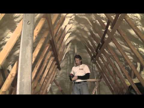 Insulating and Air Sealing an Attic with Spray Foam (Short Version)