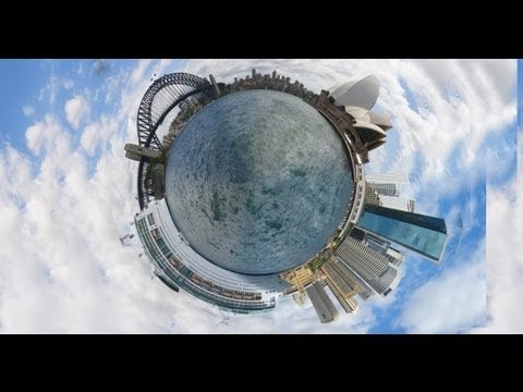 How to make circle photographs - tiny planet