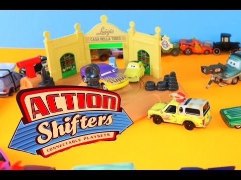 Cars Action Shifters Luigi's Tire Shop New 2014 Disney Pixar Cars Toys Guido & Pizza Planet Truck