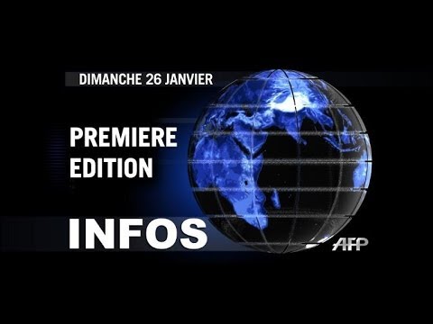 AFP - Le JT, 1ère édition du dimanche 26 janvier