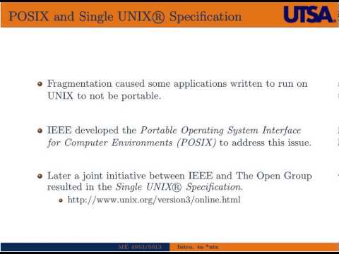 Unix Operating System