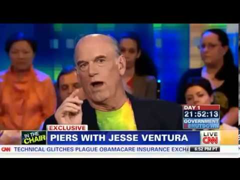 Piers Morgan Interviews Jesse Ventura on Government Shutdown & JFK Conspiracy - (October 1, 2013)