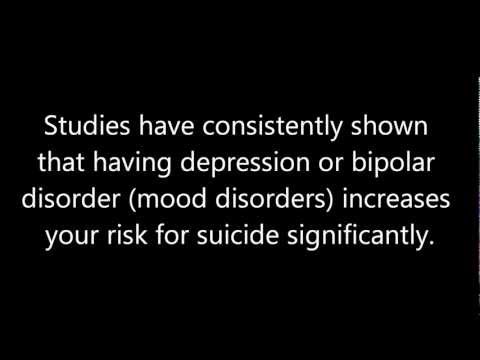 SUICIDE! 'MOOD DISORDERS': Depression and Bipolar Disorder