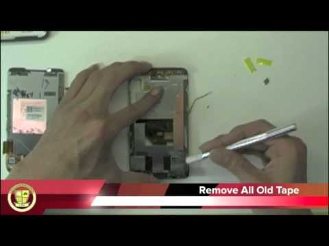 HTC HD2 GLASS DIGITIZER REPLACEMENT TAKE APART HTC HD2