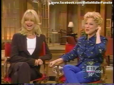 Bette Midler and Goldie Hawn - Good Morning America Interview 1996