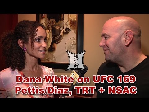 Dana White on Pettis vs Diaz, Roy Nelson at NSAC, UFC 169 / Super Bowl Dilemma + TRT