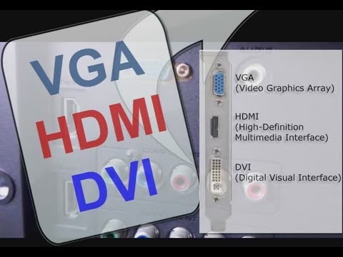 Que es HDMI, VGA, DVI, sus Cables y Cual es mejor para HDTV