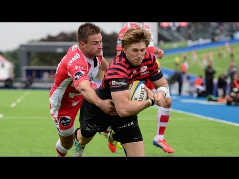 Saracens vs Gloucester - Aviva Premiership Rugby 13/14