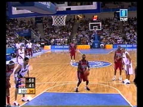 Puerto Rico derrota al Dream Team USA (juego completo) Atenas 2004