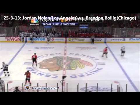 Top Ten NHL Hockey Fights of March 2013 {HD}