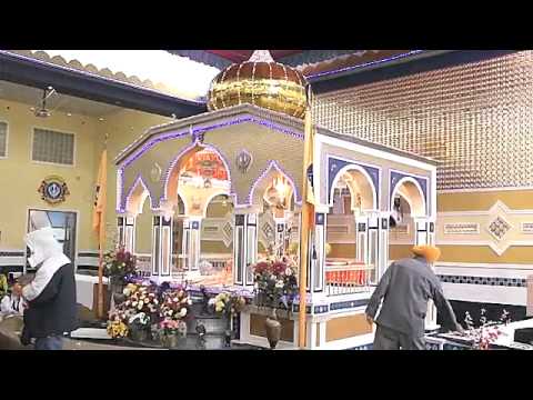 Surrey Vaisakhi 2013 Sikhs Worship at Gurdwara Sahib Temple