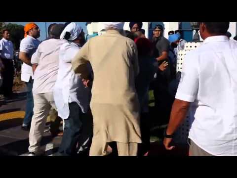 Turlock Sikh Temple Fight usa