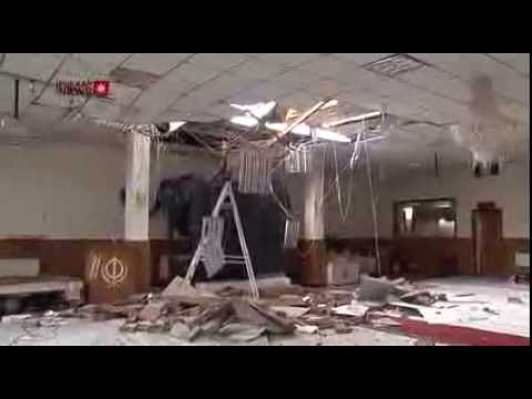 Lightning Strike Causes Sikh Temple Roof Collapse