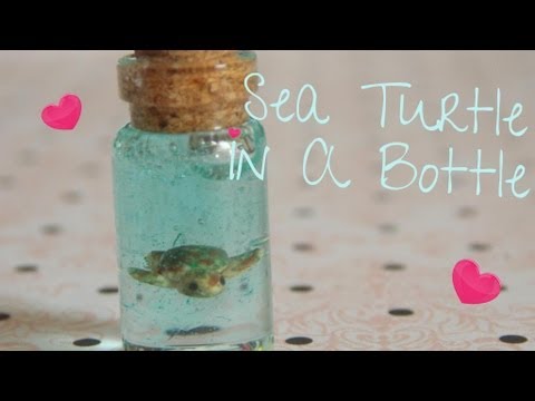 Sea Turtle In A Bottle Tutorial (Polymer Clay)