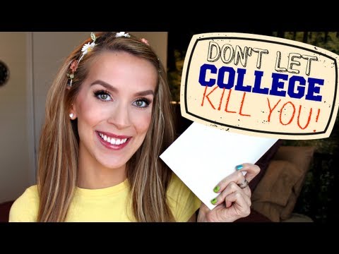 Back to school advice: DON'T LET COLLEGE KILL YOU!