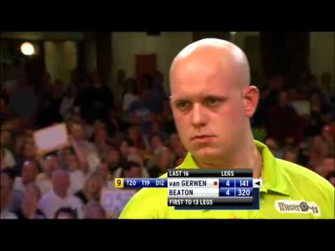 Van Gerwen 9 Dart Finish HD - World Matchplay 2012