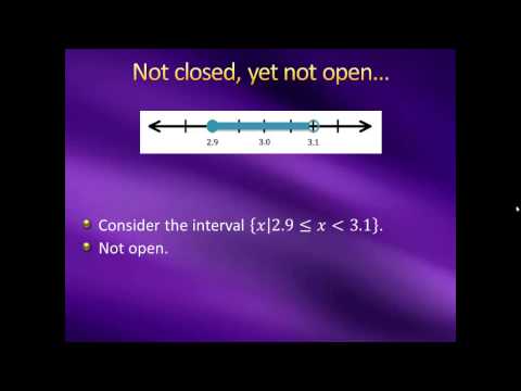 Introduction to Higher Mathematics - Lecture 14:  Topology