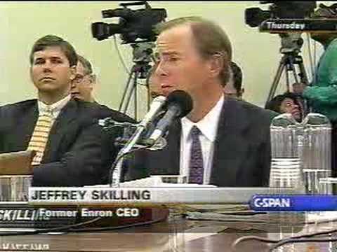 Enron's Skilling Answers Markey at Hearing; Eyes Roll