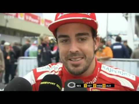 BBC Sport F1 2013   19 Brazilian GP   Post Race   Fernando Alonso