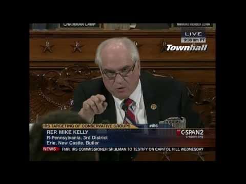 Rep. Kelly OWNS Fired IRS Commish--Gets Rousing Ovation