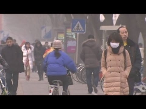 Hazardous Air Quality Forces Beijing Residents Indoors