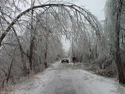 ICE STORM TORONTO ONTARIO CANADA