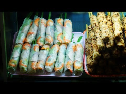 Vietnamese Food in Cho Ben Thanh Market - Ho Chi Minh City, Vietnam