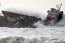 Cargo ship breaks into two off French coast (Thumbnail)