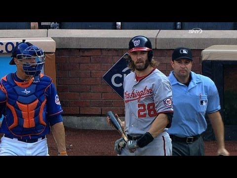 Mets booth reacts to Werth's hit-by-pitch