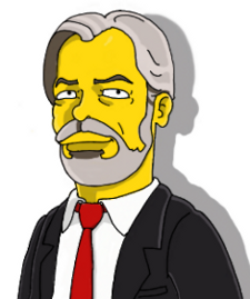 Simpsonized Image of Roderick T. Long