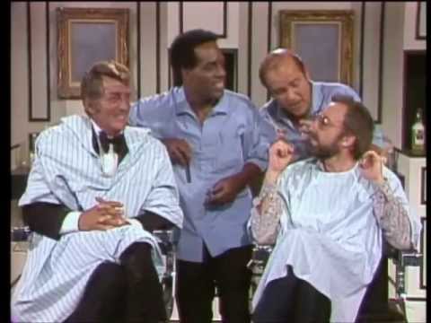 DEAN MARTIN, PETER SELLERS, NIPSY RUSSELL, DOM DeLUISE - 1973 - The Barbershop Sketch