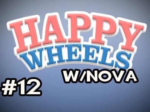 Happy Wheels w/Nova Ep.12 - Piledriver Through Glass & Little Boy Gets DUNKED