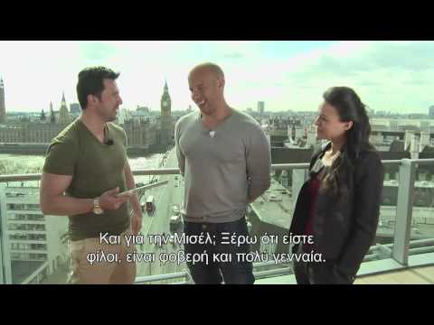 Vin Diesel speaks Greek on MTV Greece!