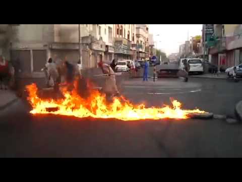 Burning Tires Muharraq 26/05/2012