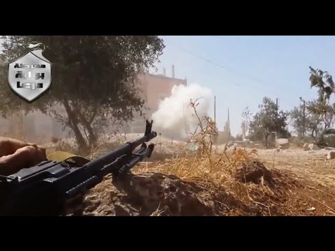 Syria War - 8 Minutes Insane Heavy Intense Urban Firefight Combat Action In Syria