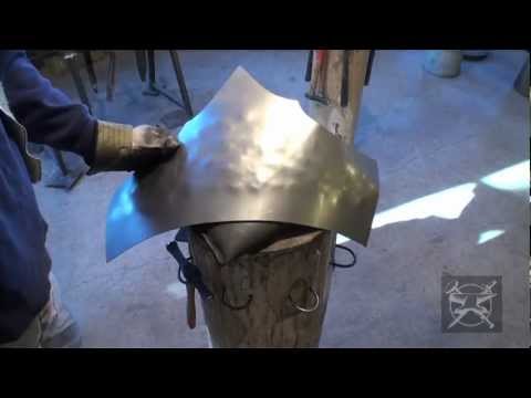 Fabrication d'armure médiévale Making of medieval armor #16