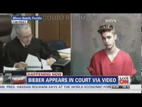 BREAKING: Justin Bieber and Friend in Miami Court, Bail Set at $2500, 1000 (from Live Coverage)