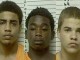 Chancey Luna, James Edwards, and Michael Jones have appeared in court this week. Edwards (centre) has turned states' witness