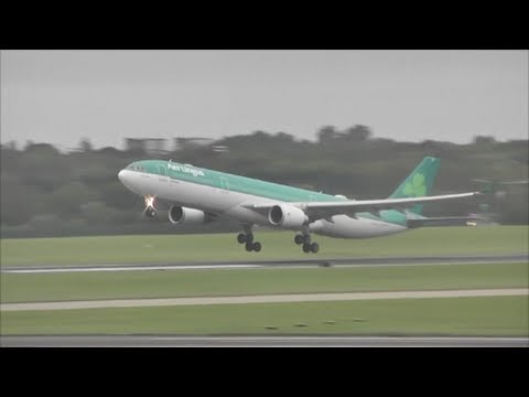 Aer Lingus A330 departing Dublin bound for New York