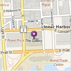 Map of 111 S. Calvert Street, Baltimore