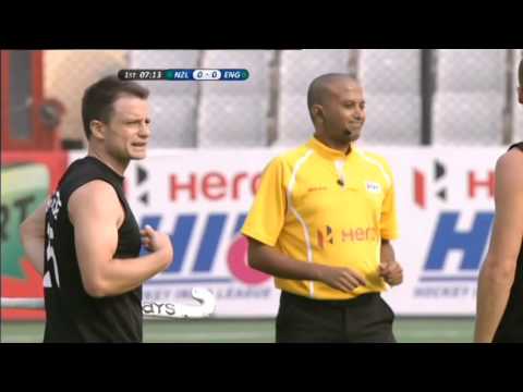 New Zealand vs England - Men's Hero Hockey World League Final India Pool A [13/1/2014]